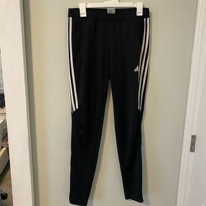 black adidas joggers